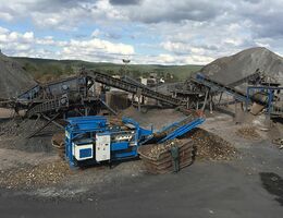 Aerial view of the CitySort Ne separator on site.